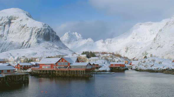 A Village on Lofoten Islands, Norway alt