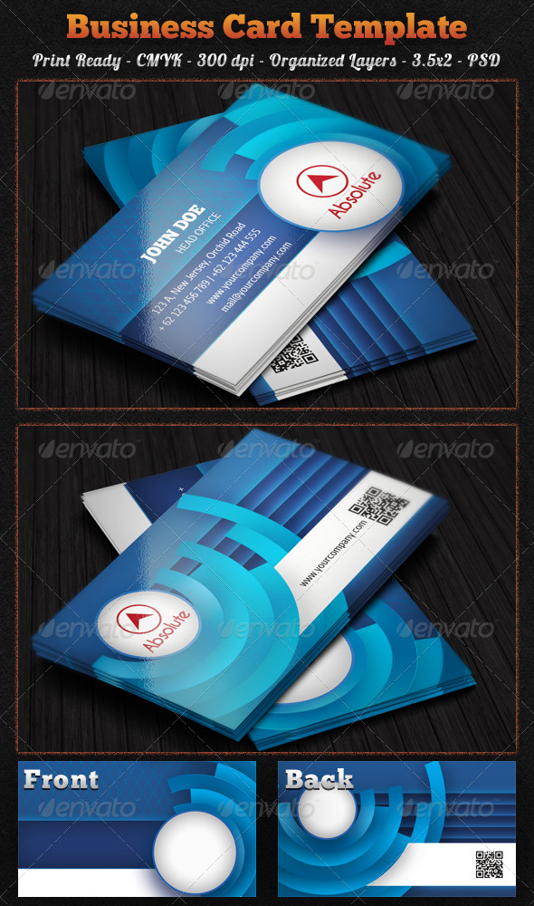 Corporate Business Card - Corporate Business Cards