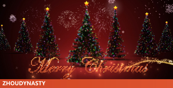 Shiny Christmas Night - VideoHive 6327758