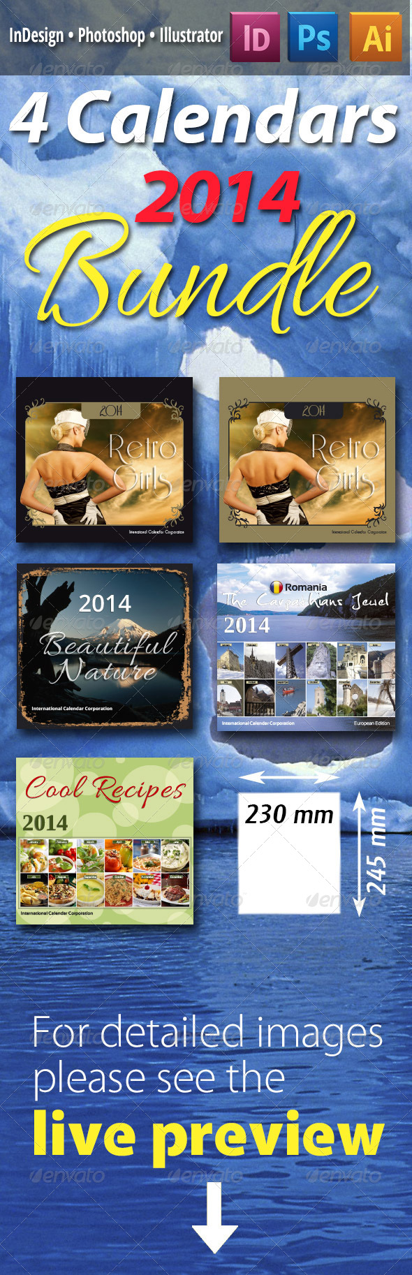 4 Calendars Bundle - Calendars Stationery