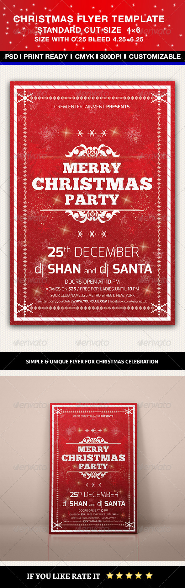 Christmas Party Flyer - Clubs & Parties Events