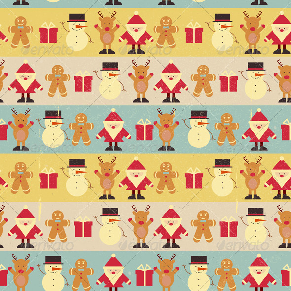 Christmas Seamless Background - Patterns Decorative