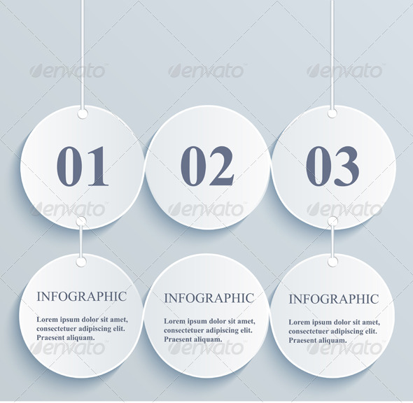 Abstract Numeric Circles - Concepts Business