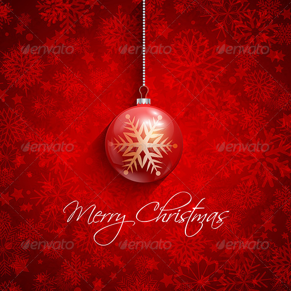 Christmas Baubles Background - Christmas Seasons/Holidays