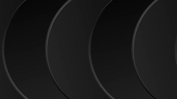 Black Circles. Looped Background