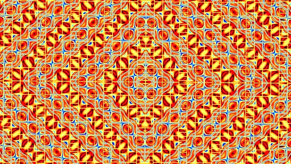 Kaleidoscope, mandala. 3d render music broadcast TV flashing, night club, music video vj pattern alt