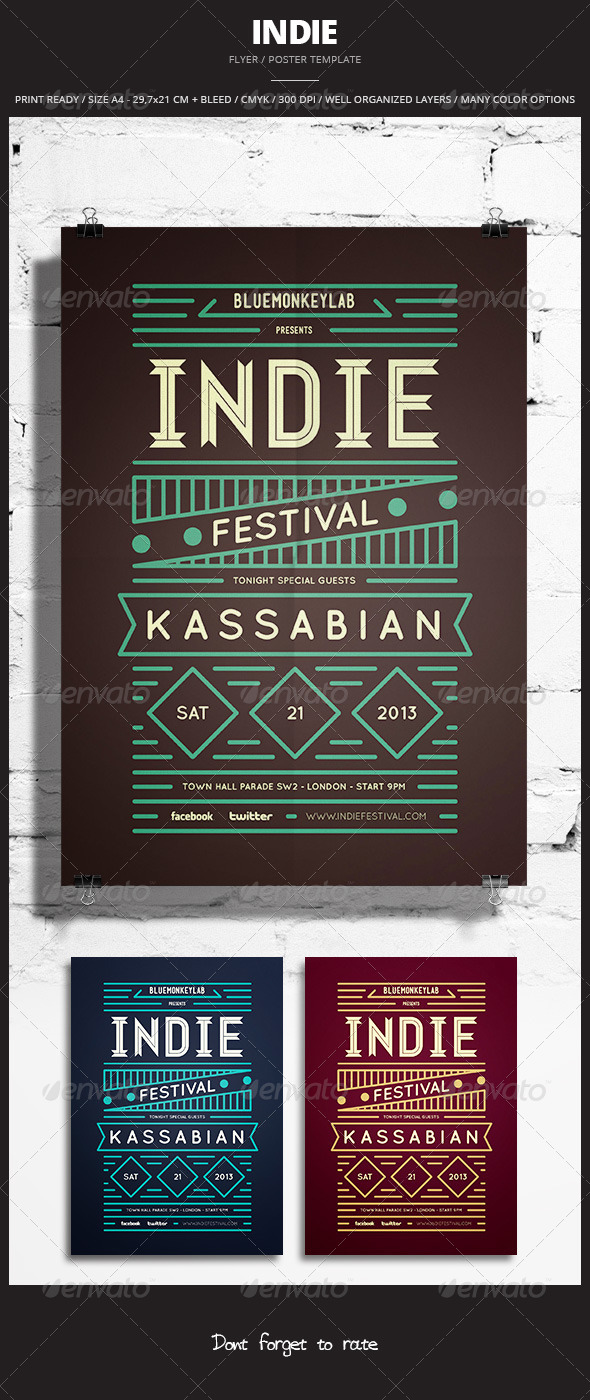 Indie Flyer / Poster 14 - Events Flyers