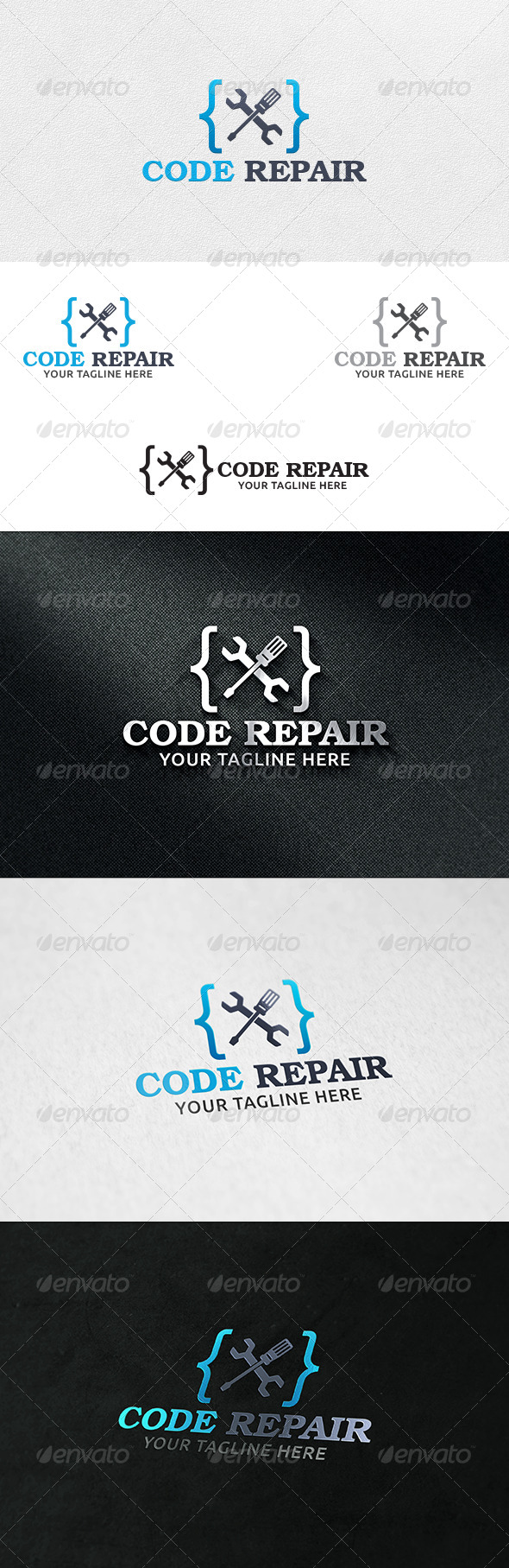 Code Repair - Logo Template - Symbols Logo Templates