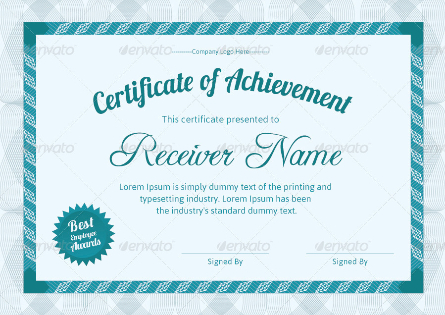 Achievement Certificate Pack, Print Templates | GraphicRiver