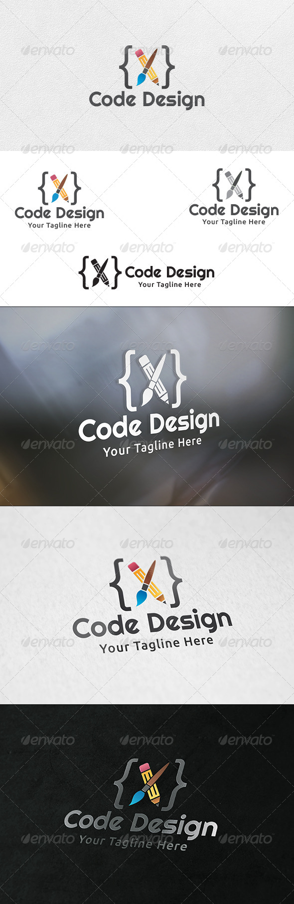 Code Design - Logo Template - Symbols Logo Templates