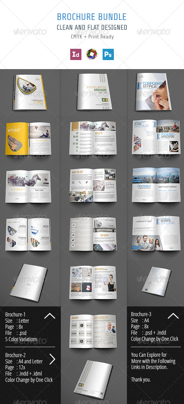 Brochure Bundle - Brochures Print Templates
