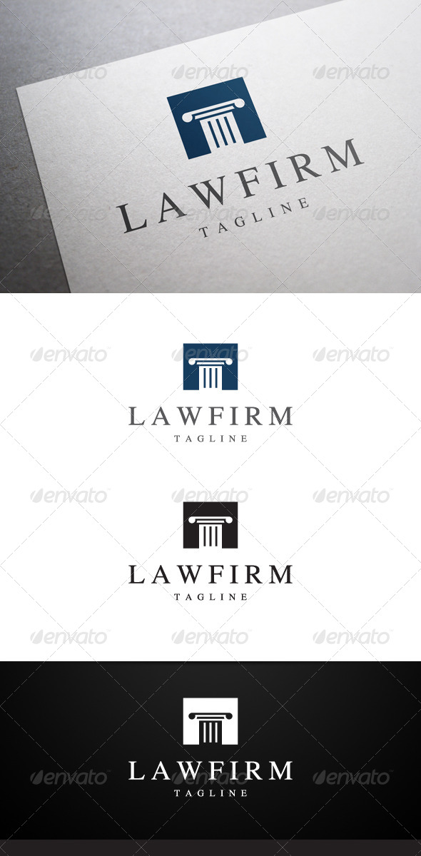 Law Firm Logo - Objects Logo Templates