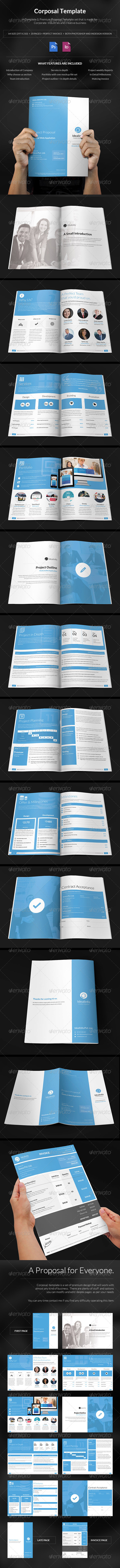 Corposal - A Corporate Porposal Template - Proposals & Invoices Stationery