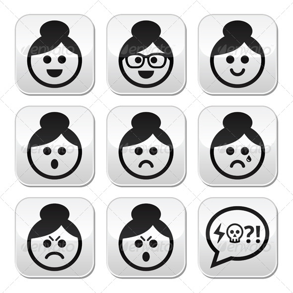 Grandma Face - People Characters