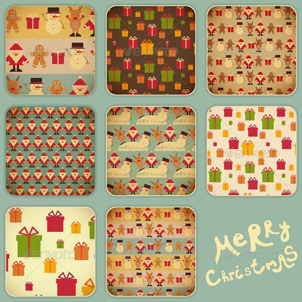 Christmas Set - Backgrounds Decorative