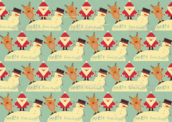 Christmas Seamless Background - Patterns Decorative