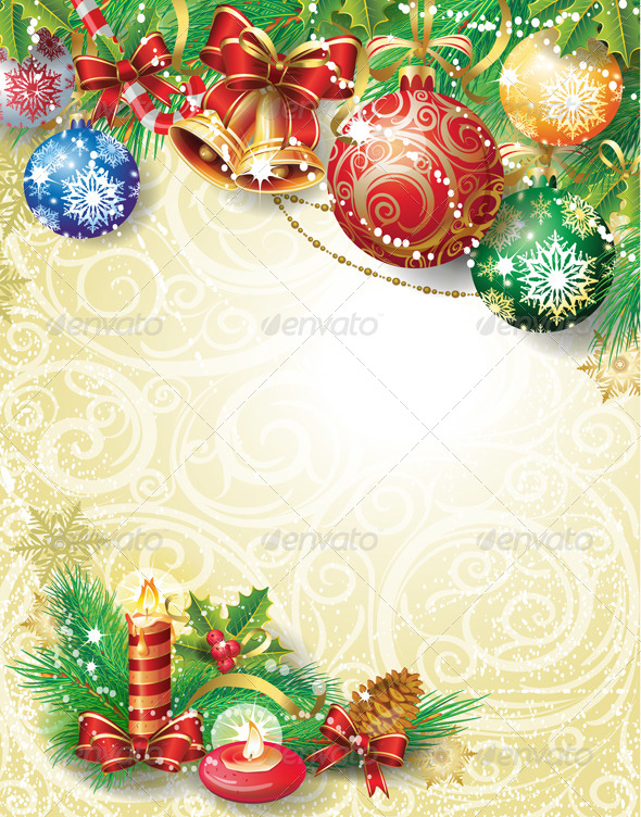 Vintage Christmas template - Christmas Seasons/Holidays