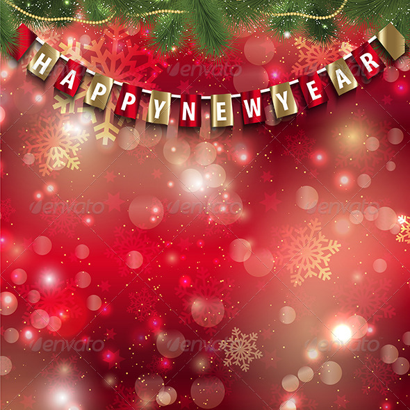 Happy New Year Background - New Year Seasons/Holidays