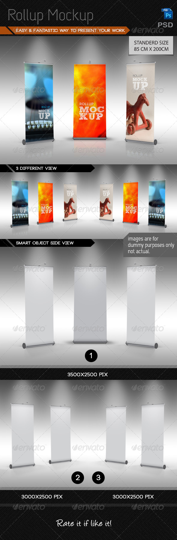 Rollup Mockup V1.0 - Signage Print