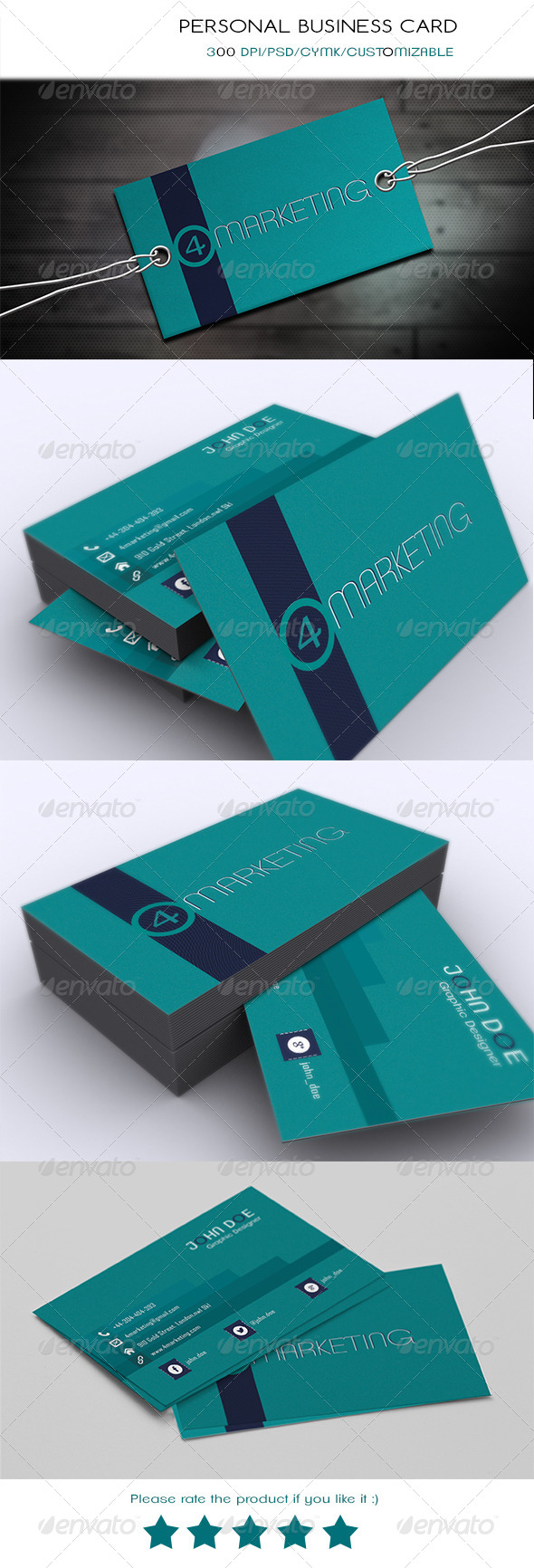 Personal Business Card - Business Cards Print Templates