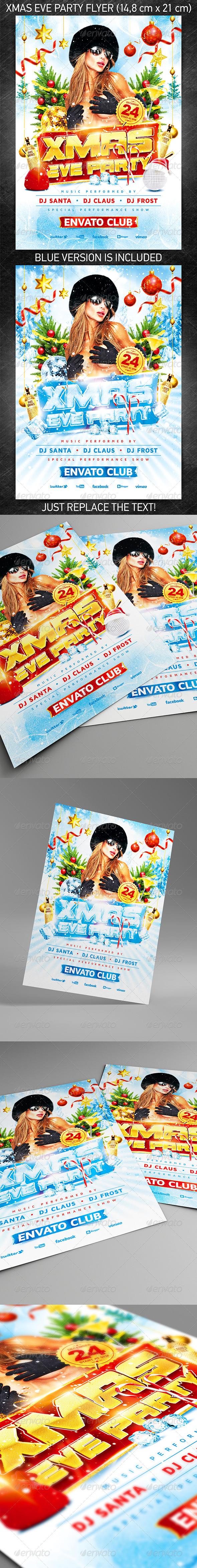 Xmas Eve Party Flyer - Holidays Events