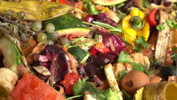 Food waste or food loss is food that is discarded or lost uneaten. Organic material, Biowaste alt