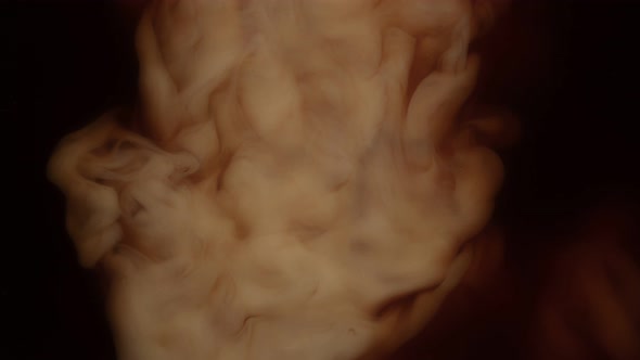 Super Slow Motion Shot of Pouring Milk Into Coffee at 1000Fps. alt