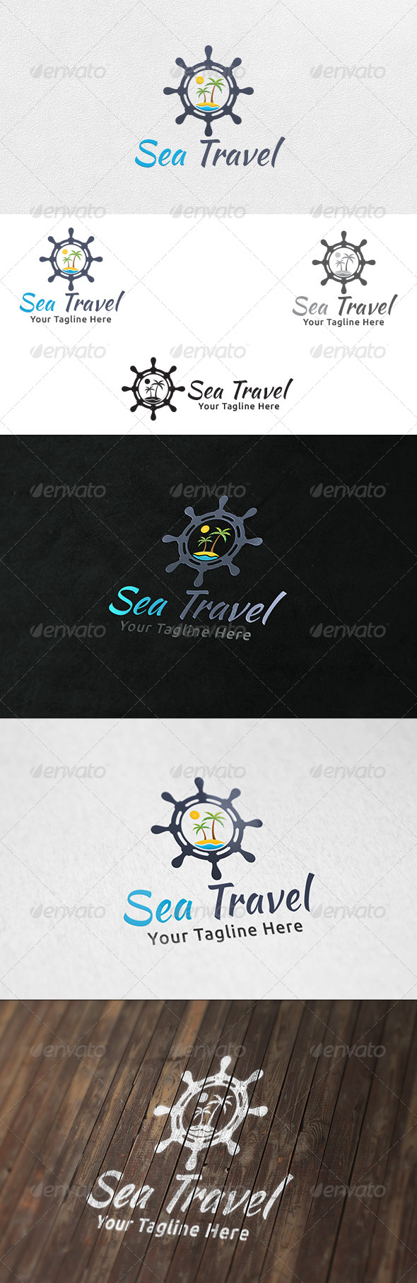 Sea Travel - Logo Tempate - Objects Logo Templates