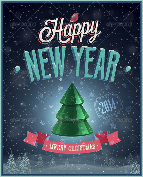 New Year Poster - New Year Seasons/Holidays