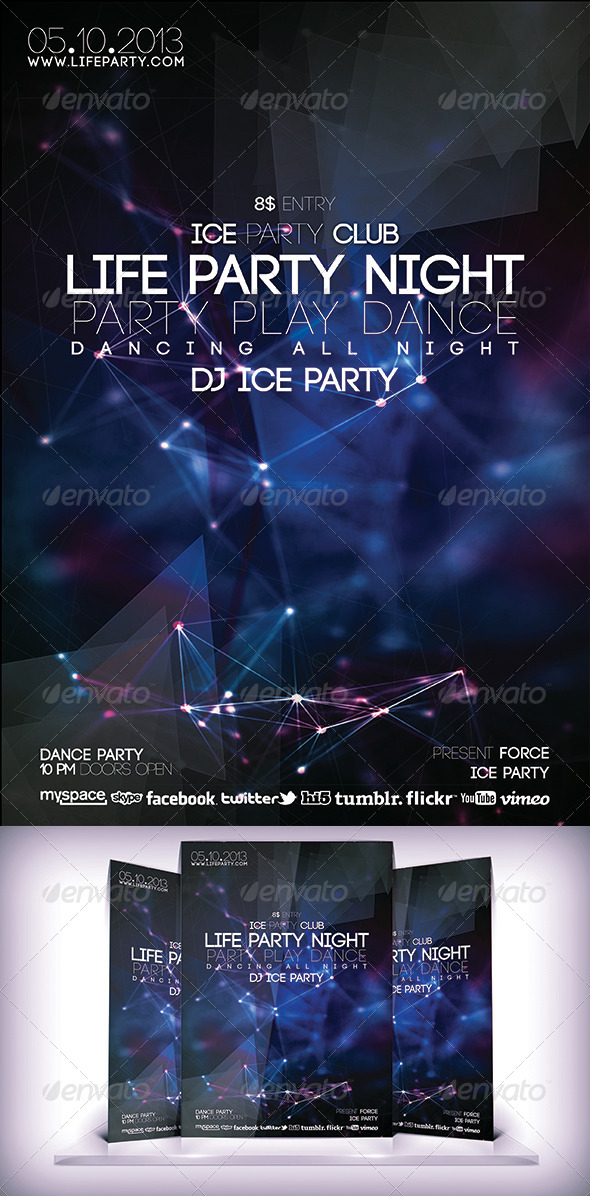 Life Party Night Fyer - Clubs & Parties Events