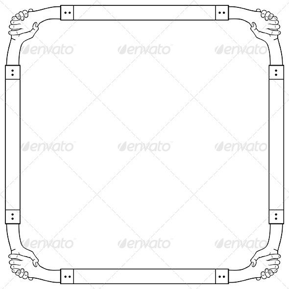 Hand Frame - Patterns Decorative