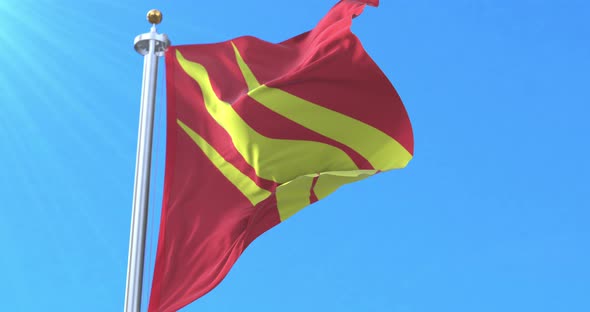 Flag of Østfold fylke, Norway alt