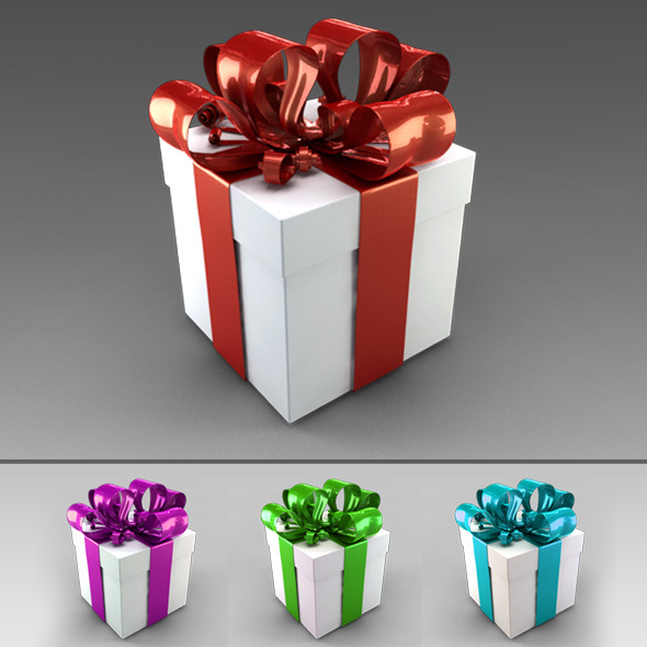 Gift Box - 3Docean 6344702