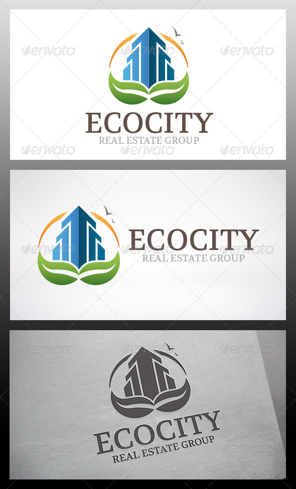 Eco City Logo - Buildings Logo Templates