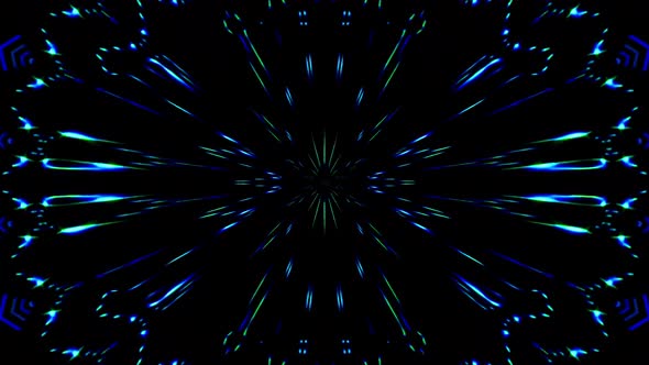 Abstract background 3D liquid lines in a multicolor texture. Fluid with blue reflection alt