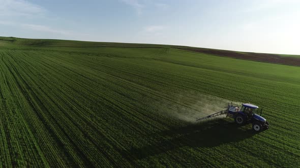 Field Irrigation With Tractor