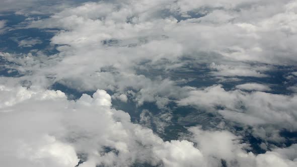 Evening Aerial View of the Cloudscape