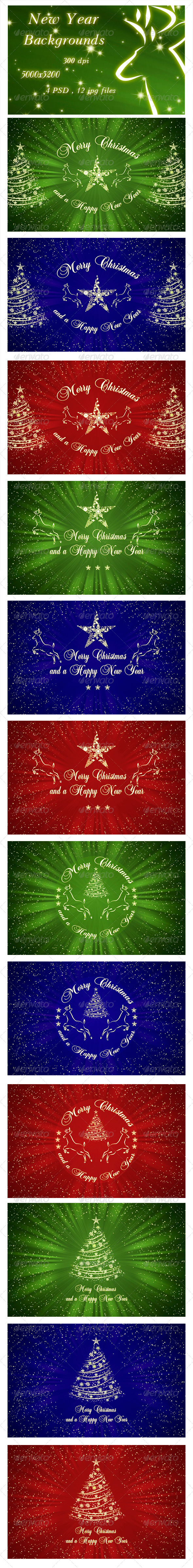 New Year Backgrounds - Miscellaneous Backgrounds
