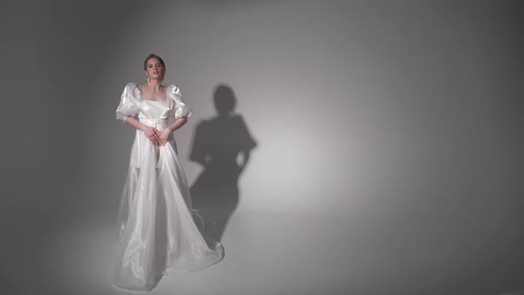 the Bride Tosses Her Dress and Bares Her Legs alt