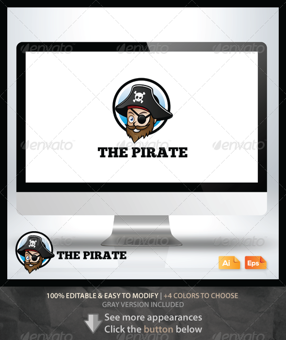 The Pirate Logo - Humans Logo Templates