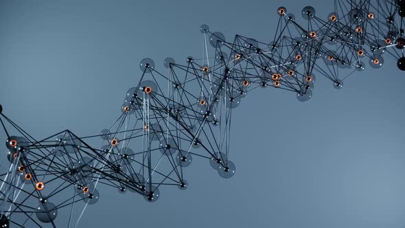 HD Cyberspace abstraction. Futuristic Technology Digital Abstraction alt