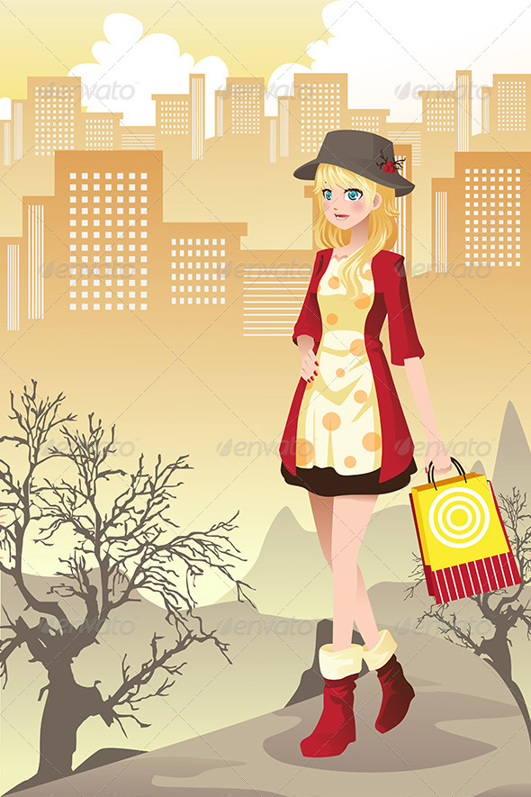 Shopping Girl - Commercial / Shopping Conceptual