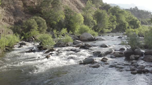 Hovering Over A Mountain Stream 4 K