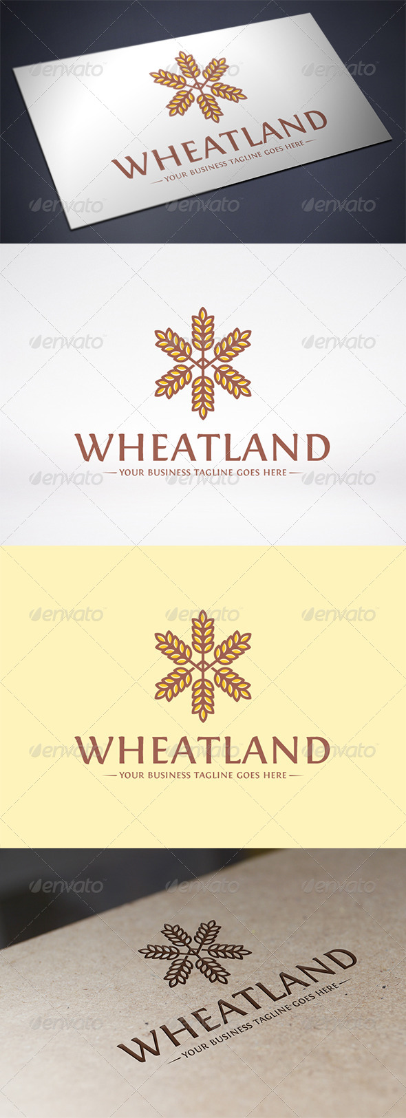 Wheat Logo Template - Nature Logo Templates