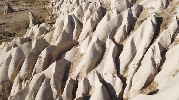 Cappadocia Landscape Aerial View. Turkey. Goreme National Park alt
