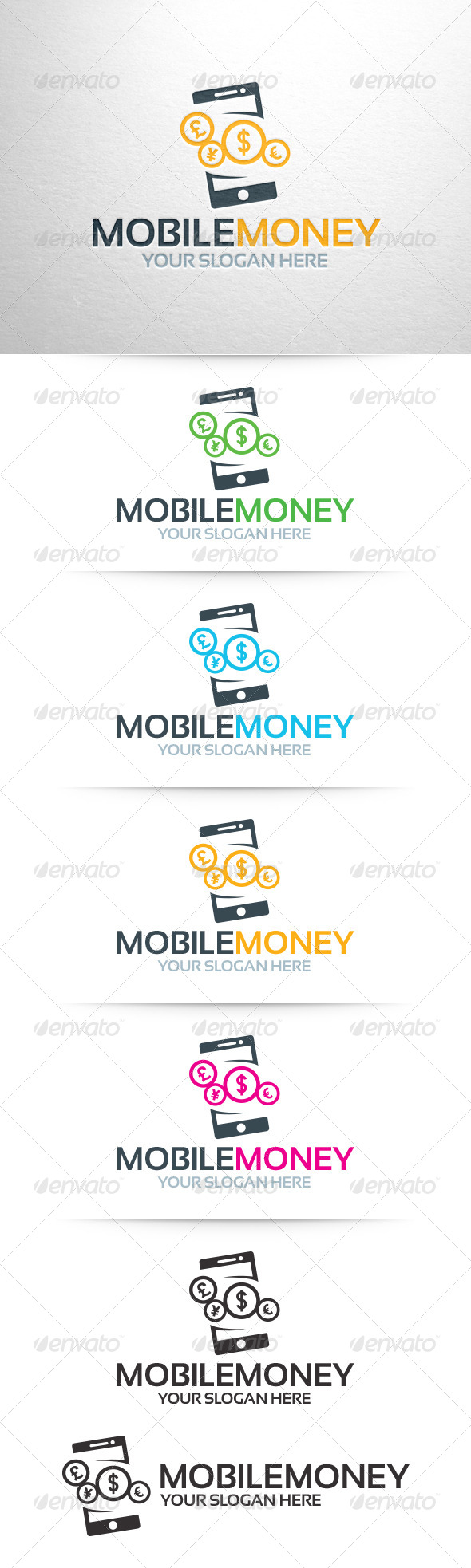 Mobile Money Logo Template - Objects Logo Templates