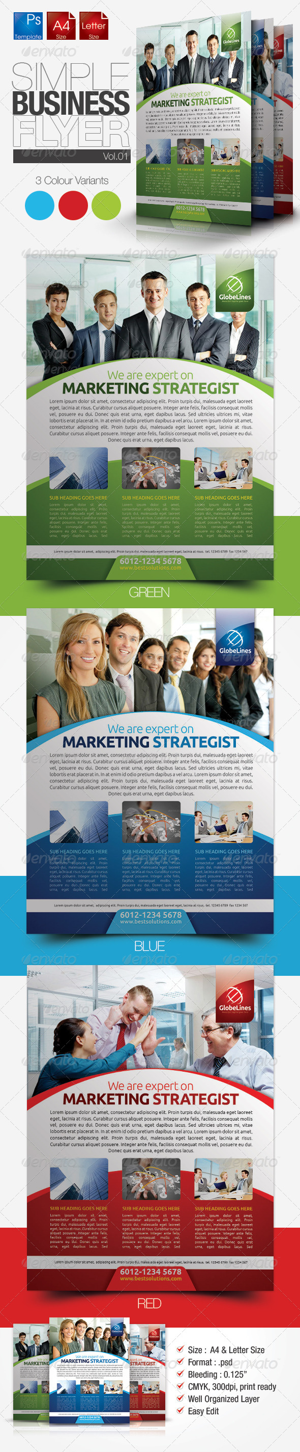 Simple & Clean Corporate Flyer