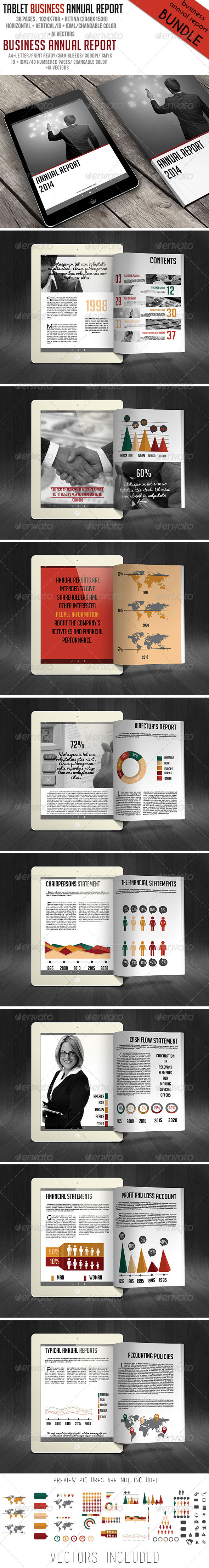 Business Annual Report Bundle - Proposals & Invoices Stationery