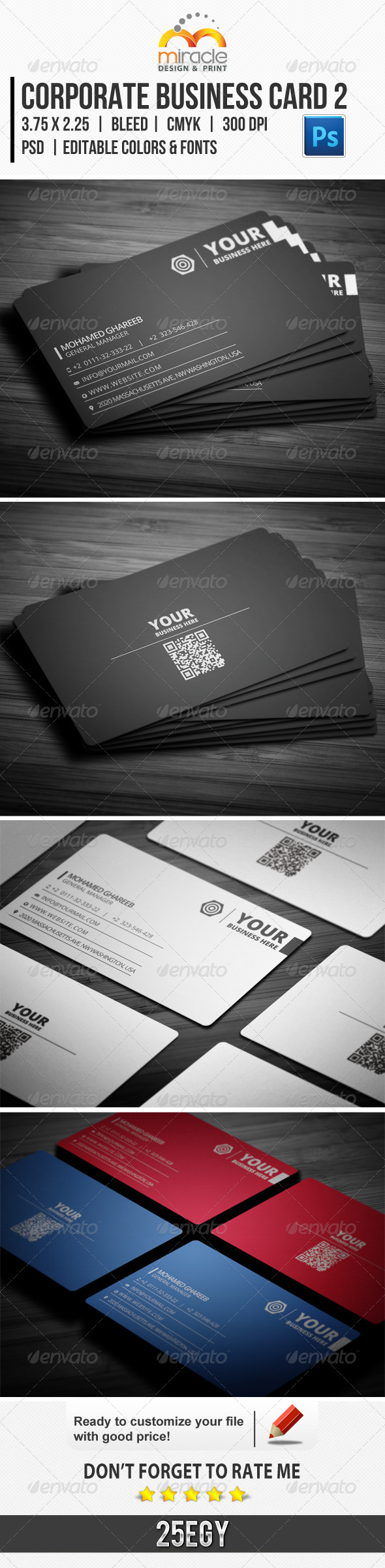Corporate Business Card 2 - Corporate Business Cards