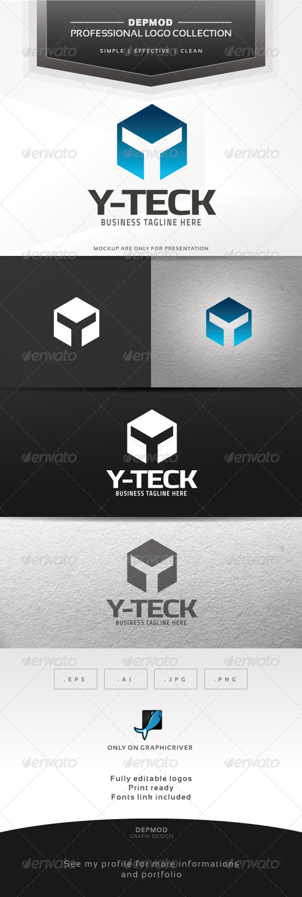 Y-Teck Logo - Letters Logo Templates